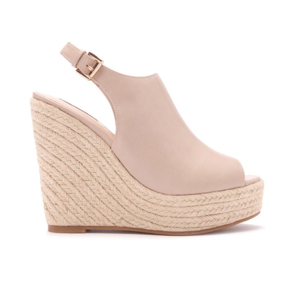 Forever 21 Shoes - NUDE WEDGES